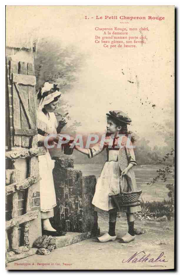 CPA Fantaisie Enfant Le petit Chaperon Rouge