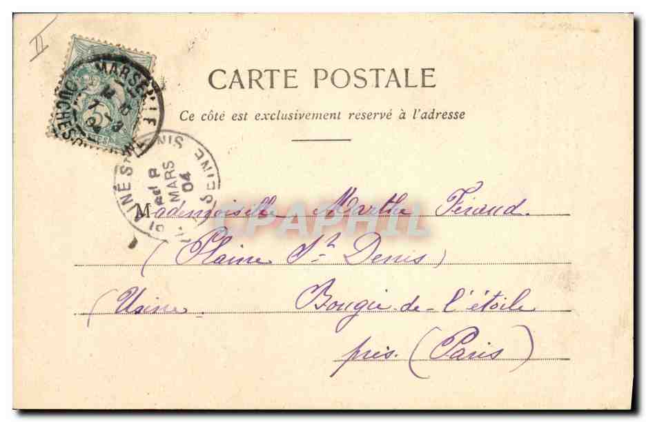 CPA Fantaisie Enfant Le petit Chaperon Rouge — Rückseite