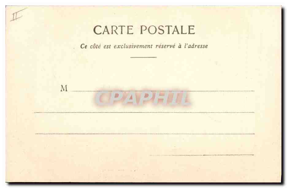 CPA Fantaisie Paul et Virginie — Rückseite