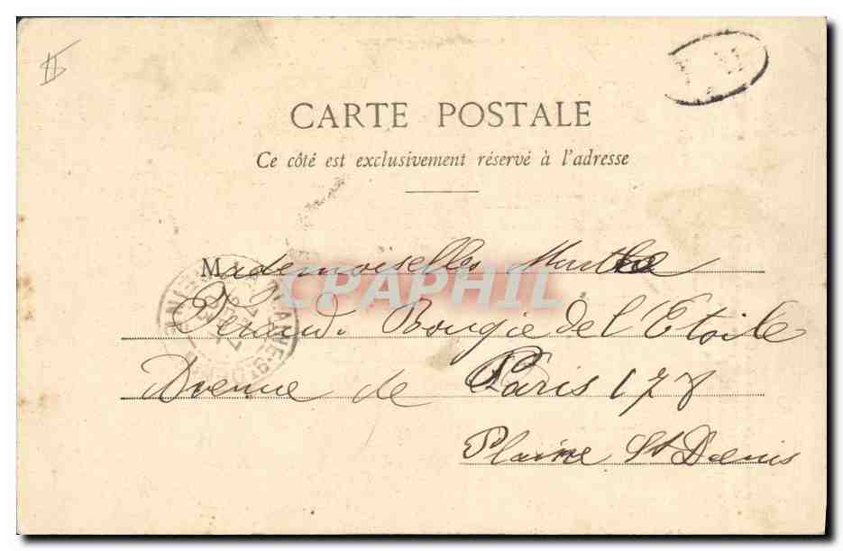CPA Fantaisie Enfant le petit commissionnaire — Rückseite