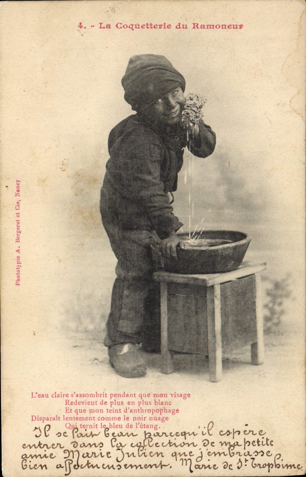Die Schmuckhaftigkeit des Schornsteinfegers — Serie 4 — Phototypie A. Bergeret et Cie, Nancy