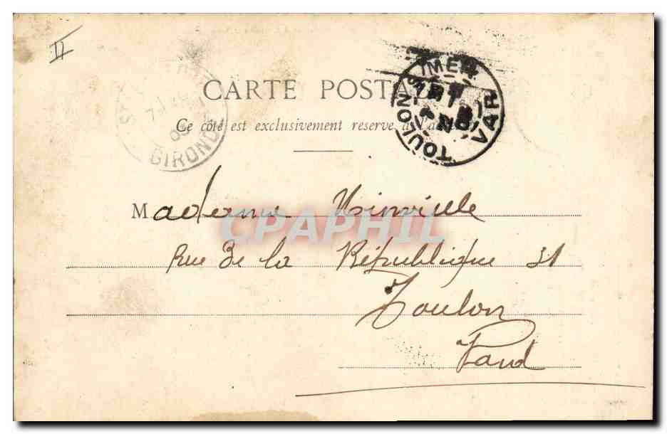CPA Fantaisie Enfant Nos moutards — Verso