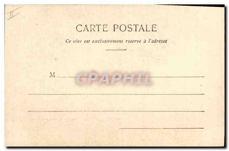 Première Chasse — scène de chasse privée avec garde — Phototype A. Bergeret & Cie, Nancy — Rückseite