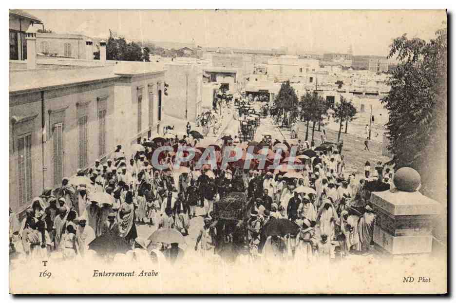 Enterrement Arabe — Constantine — ND Phot - Anverso
