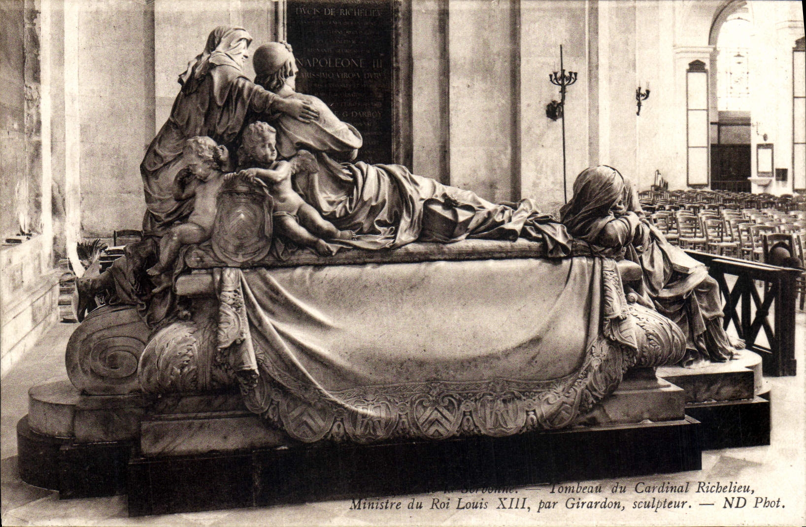 CPA Eglise de la Sorbonne Paris Tombeau du Cardinal Richelieu