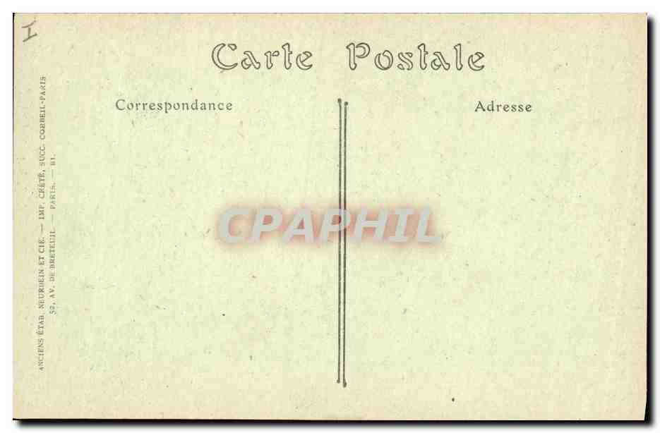 CPA Arles Les Alyscamps Tombeau des Consuls morts de la peste — Rückseite