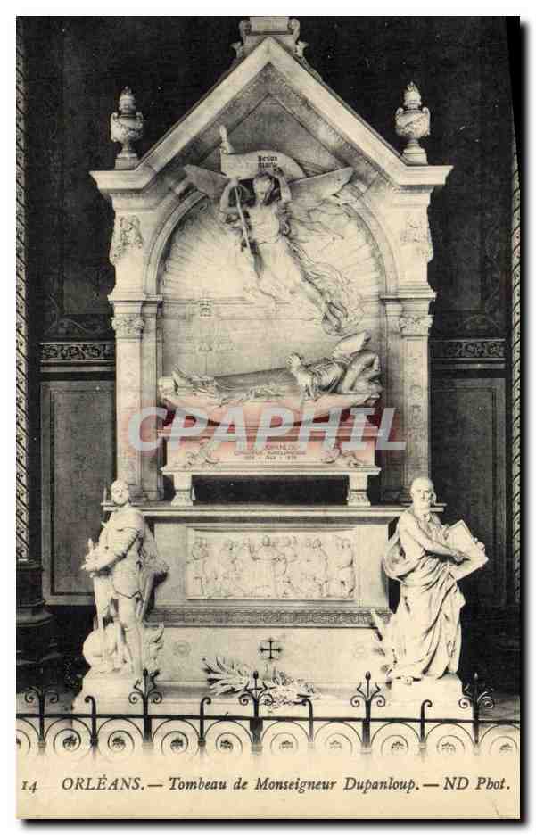 CPA Orleans Tombeau de Monseigneur Dupanloup