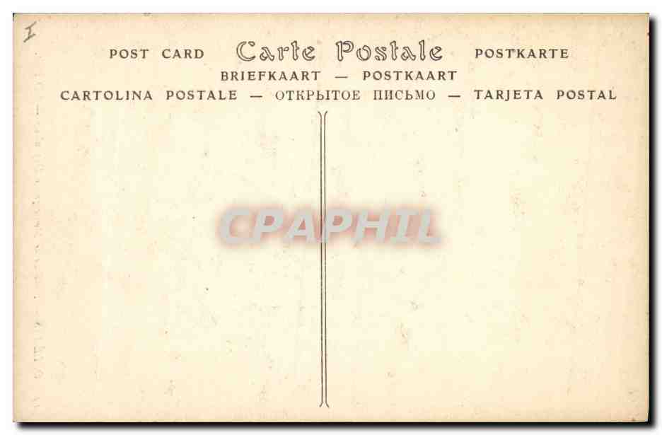 CPA Orleans Tombeau de Monseigneur Dupanloup — Rückseite