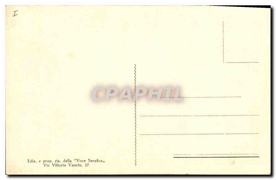 CPA Roma Cimitero dei Cappuccini I Cappella — Rückseite