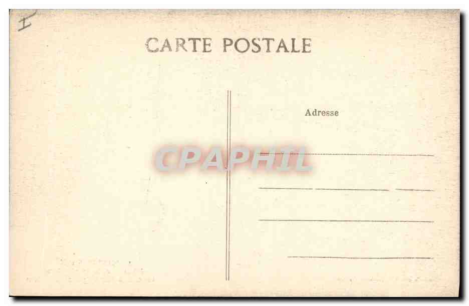 CPA Jouarre Interieur de la crypte St Paul Tombeau de saint Agilbert — Rückseite