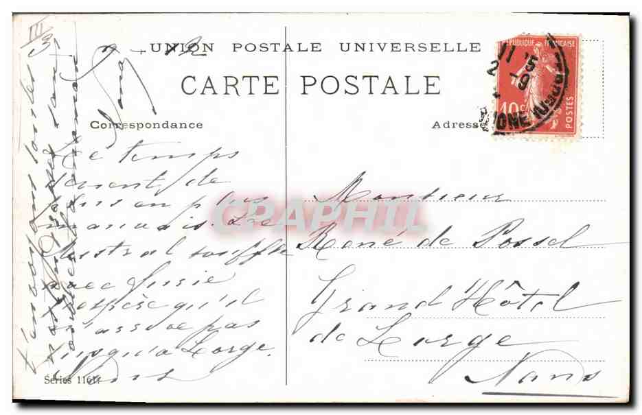 Pattes de chiens — éditeur CPAPHIL — série 1164 — Reverso