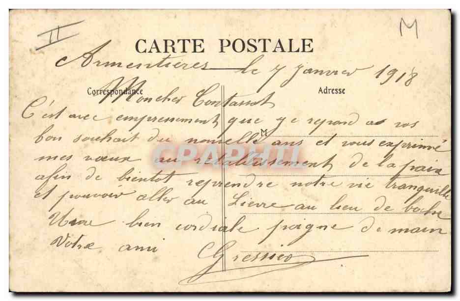Exercice technique du 5e Régiment du Génie – Estacade sur laquelle reposera le pont Marcille — Édition Bastard, Armentières (S.-et-M.) — Reverso
