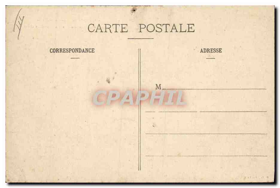 CPA Militaria Ecole de pont du 3eme Genie Pont de circonstance Manoeuvre de deuxieme Chevalet — Verso