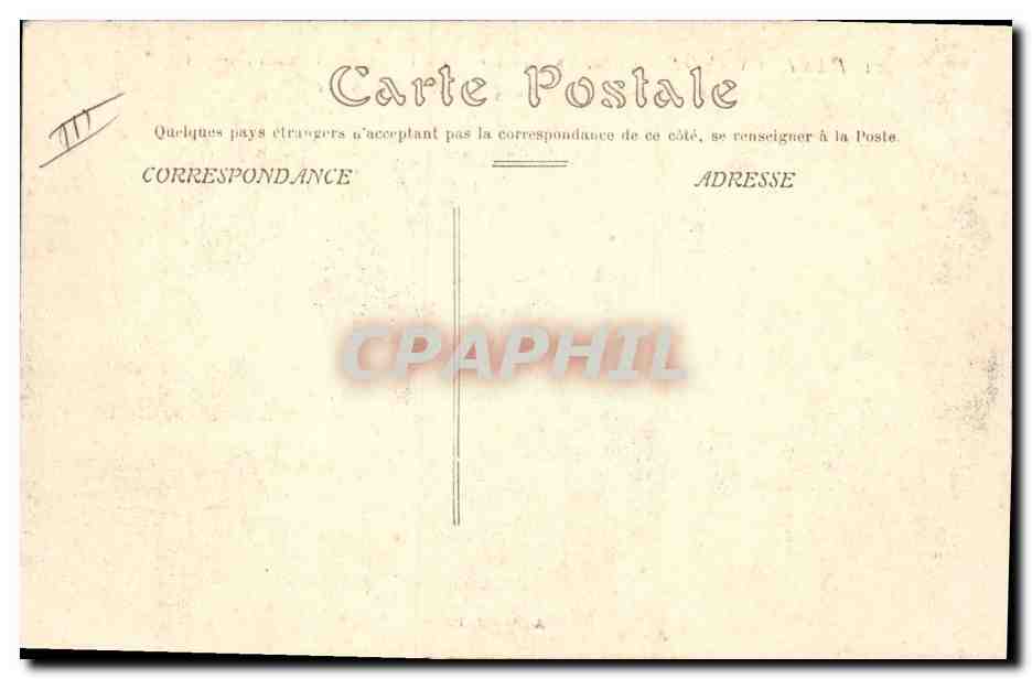 Paris überschwemmt - Hochwasser vom 28. Januar 1910 (Maximalhöhe: 9m50) - Soldaten des Génie befreien den Pont Sully - A. Noyer, Paris — Rückseite