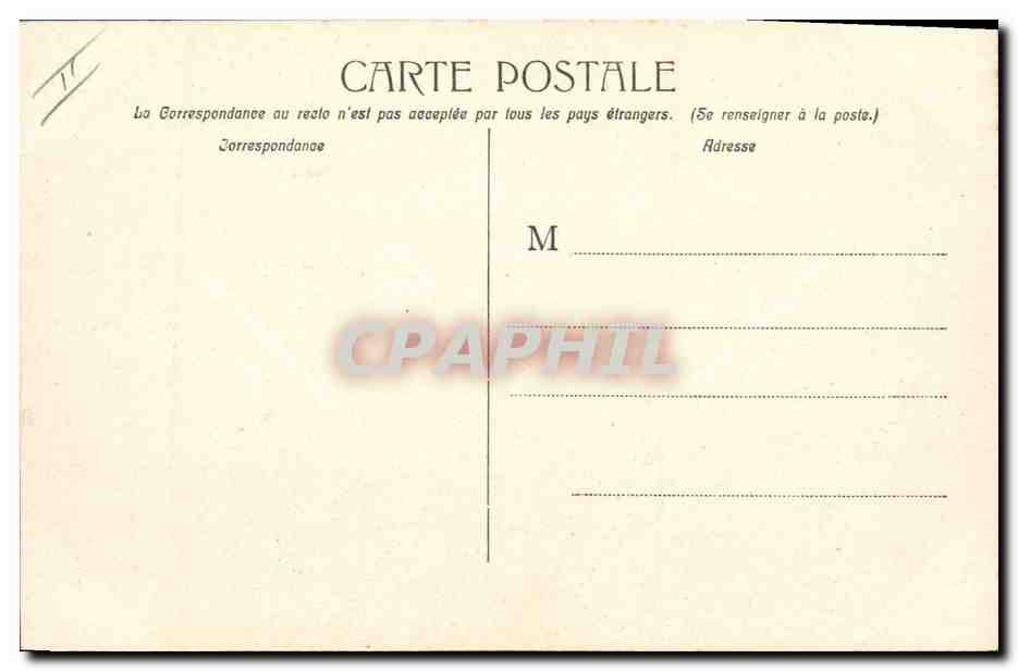 CPA Militaria Montpellier Citadelle du 2eme Genie — Rückseite
