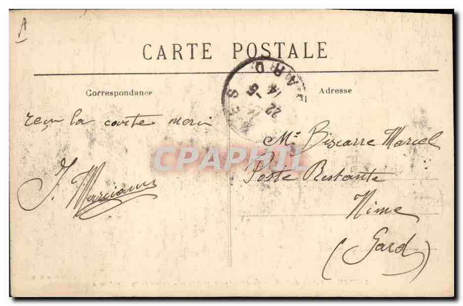 Avignon — Entrée de la Caserne d'Hautpoul (7e Génie) - Cours de la République — Achterkant