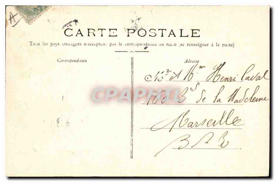 Cuirassé Jauréguiberry — Marine Française — Éditeur non identifié, n° 319 — Achterkant