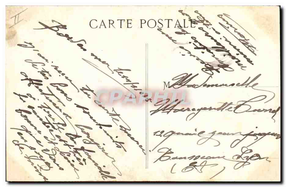 CPA Bateau Justice Cuirasse Francais de 1er rang — Verso