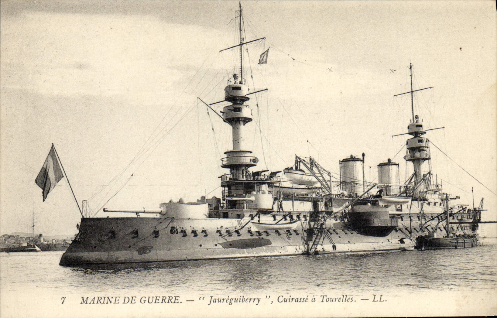 Cuirassé "Jauréguiberry" — Marine de guerre — LL