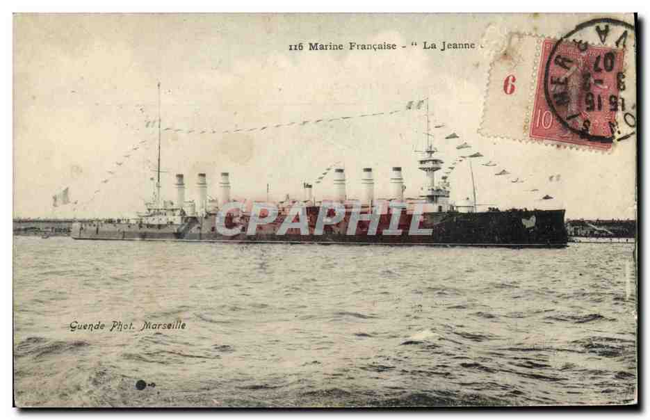 CPA Bateau La Jeanne d'Arc