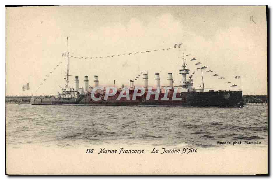 Marine Française - La Jeanne D'Arc — Guende phot, Marseille, n°116