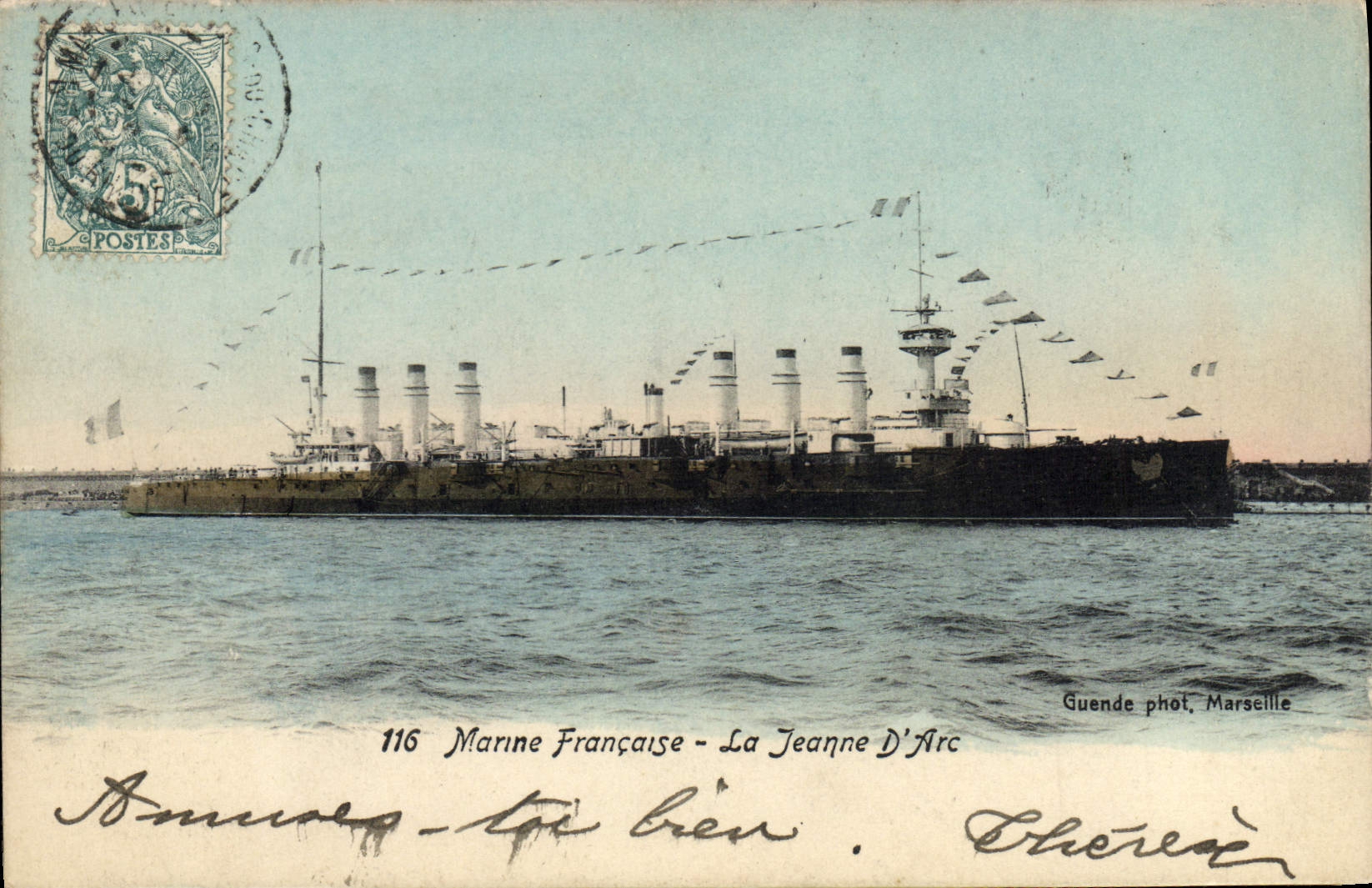 CPA Bateau La Jeanne d'Arc