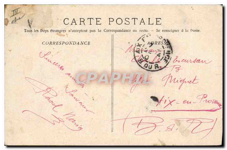 Le 'Jurien de la Gravière', Croiseur de 1re classe — A. Bougault, n° 595 — Achterkant