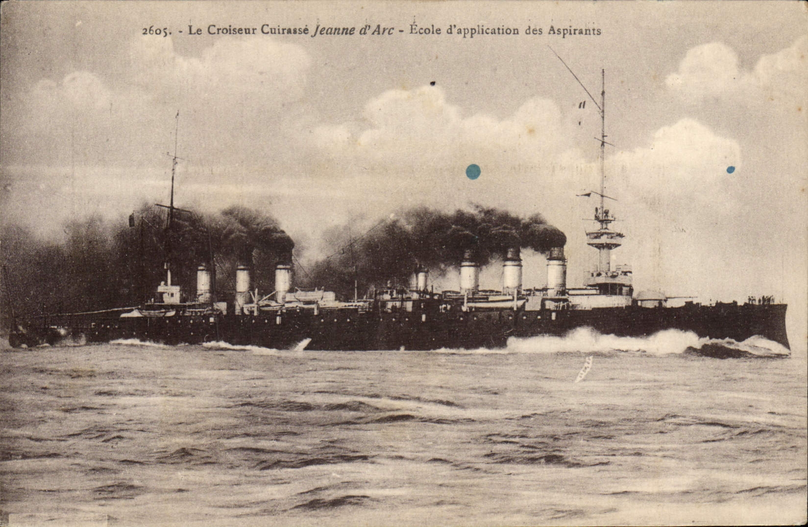 Le Croiseur Cuirassé Jeanne d'Arc — École d'application des Aspirants — Laurent-Nel, Rennes