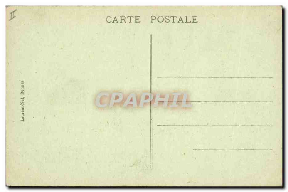 Le Croiseur Cuirassé Jeanne d'Arc — École d'application des Aspirants — Laurent-Nel, Rennes — Verso