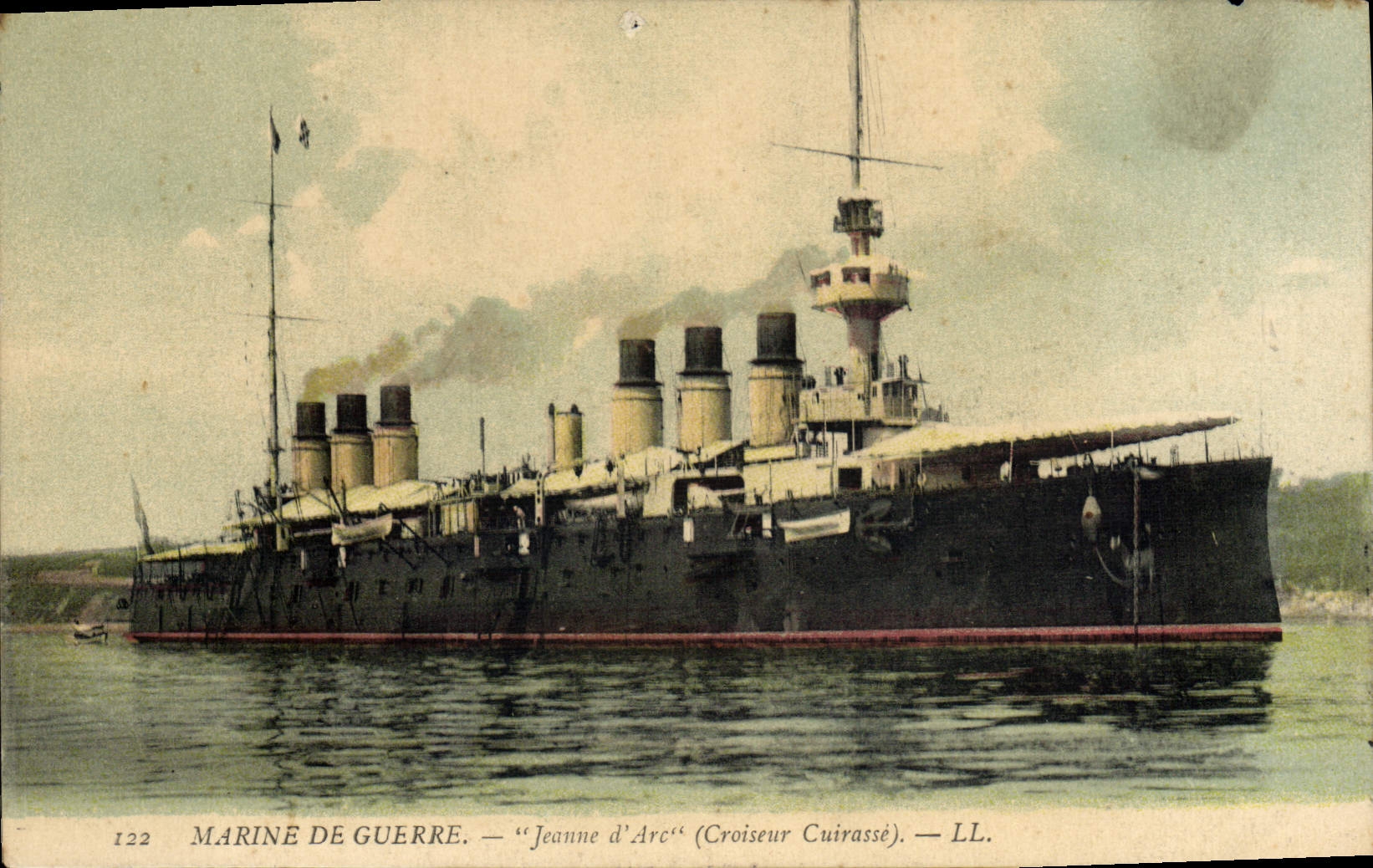 Marine de Guerre — "Jeanne d'Arc" (Croiseur Cuirassé) — LL. — N° 122