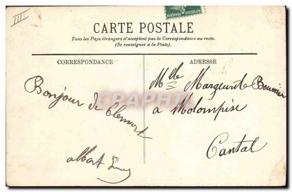Marine de guerre — "Jeanne d'Arc", croiseur-cuirassé — LL. — N° 122 — Verso