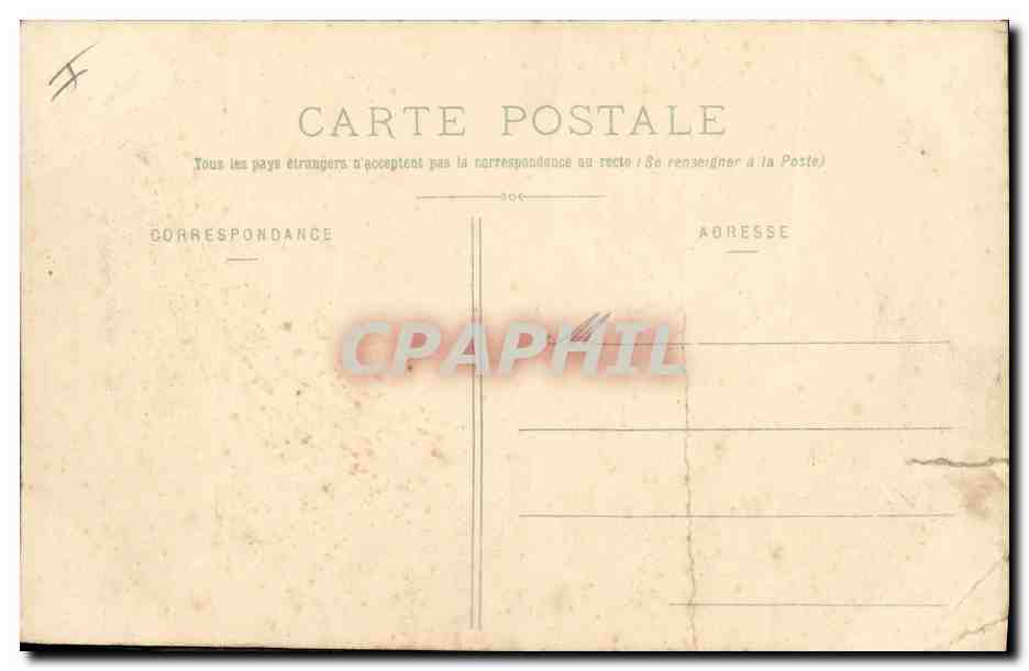 CPA Bateau Le Croiseur Cuirasse Jules Ferry — Verso