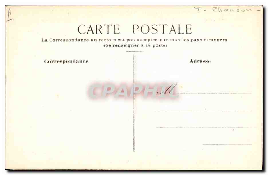 CPA Piece a dire patriotique malediction Mlle Ameline Bruxelles  — Verso