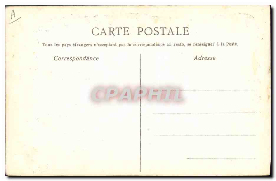 CPA Pauvres Fous Tagliafico  — Verso