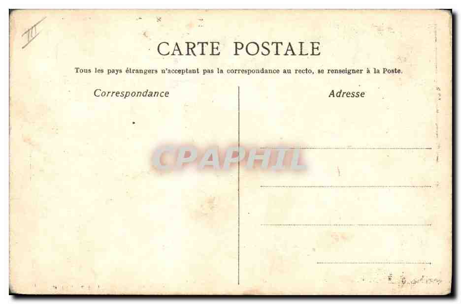 CPA Naples Auldilhaud Jacques Grancey Alfred d'Hack — Verso