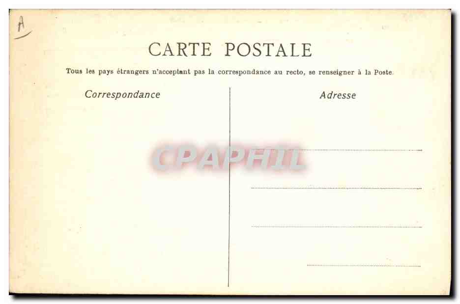 CPA Envoi de fleurs Bernard paul Delmet  — Verso
