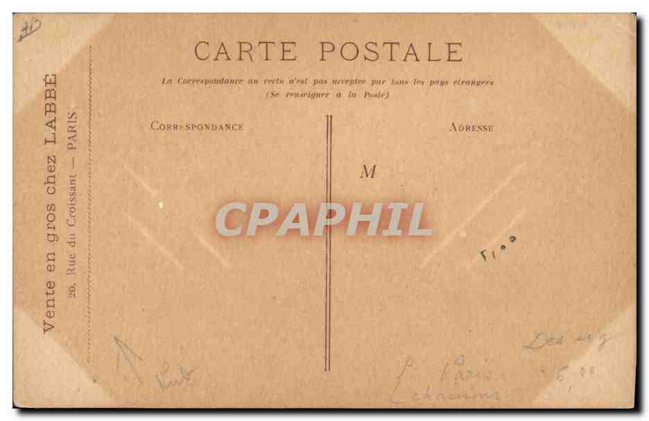 Folie d'Amour — chanson de Gaston Deval et Paul Fauchey — Atelier Dola, 150, B4 Montparnasse — Verso