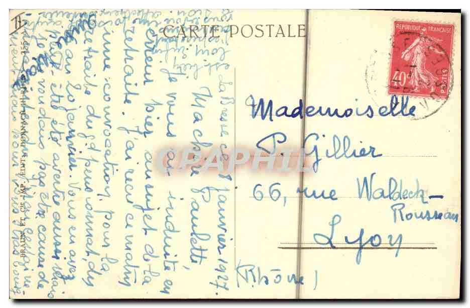 CPA Folklore Alsace Le vieux puits  — Verso