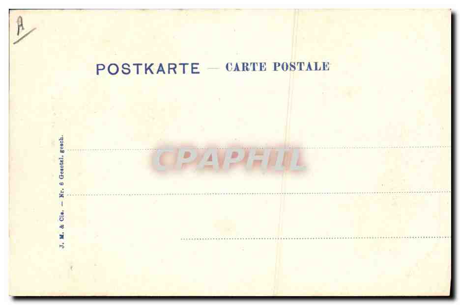 CPA Folklore Alsace Alsacienne  — Verso