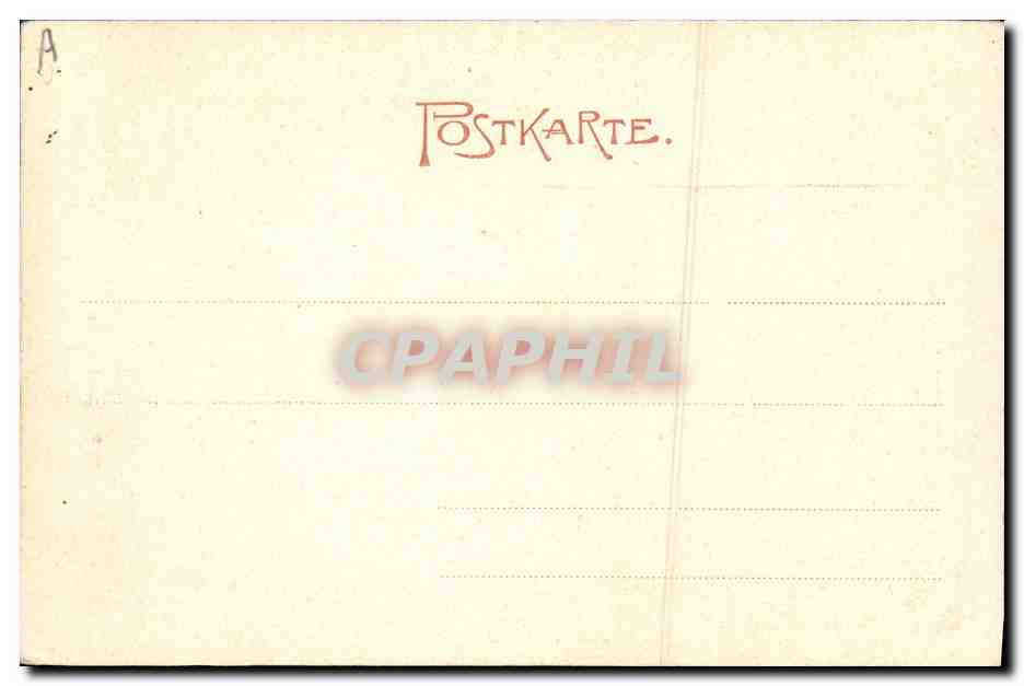 CPA Folklore Alsace Lorraine  — Verso
