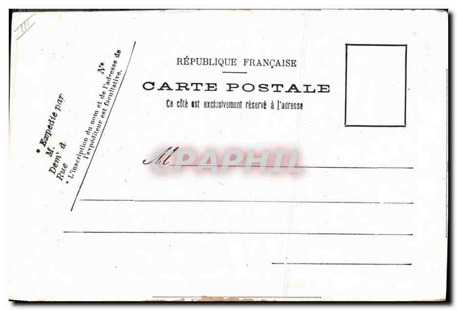 CPA Folklore Alsace Le passage du Rhin  — Verso