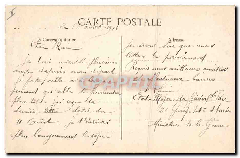 CPA Folklore Alsace Strasbourg  — Verso
