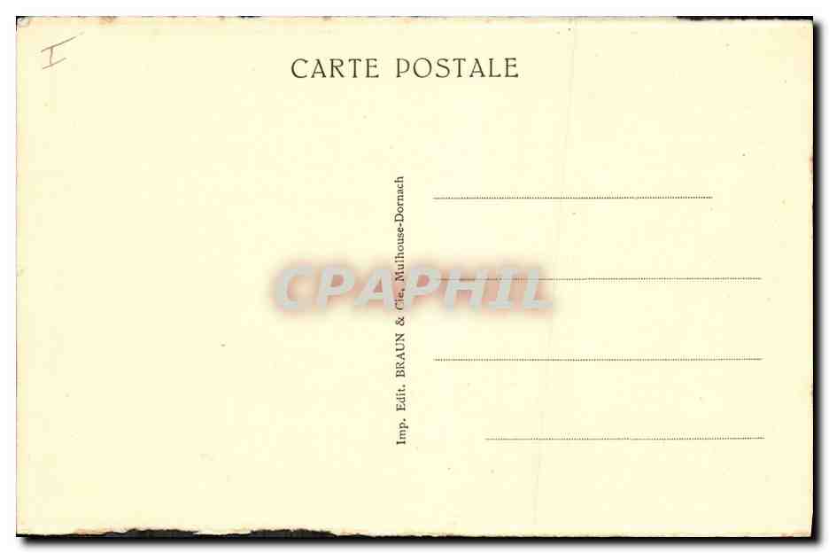 CPA Folklore Alsace Enfants Jeunes paysannes apportant du Kougloff et des fleurs  — Rückseite