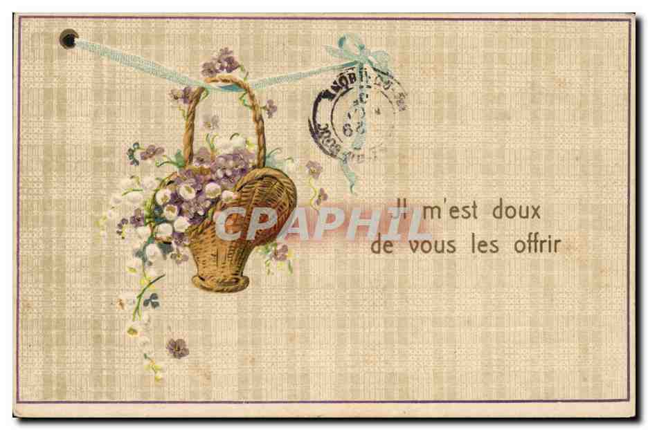 CPA Fantaisie Fleurs 