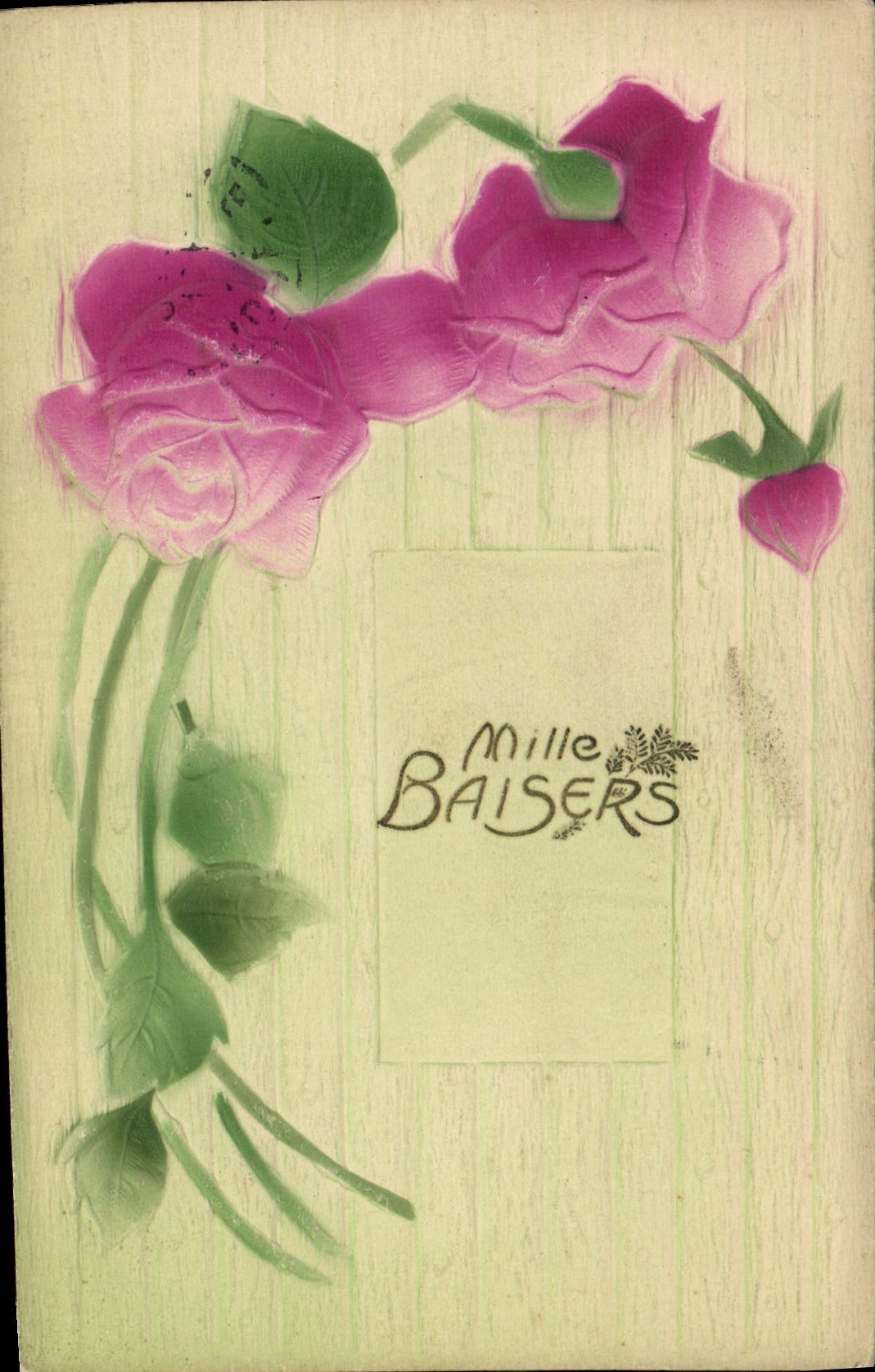 Roses — 'Mille Baisers' — éditeur inconnu, n° de série non visible