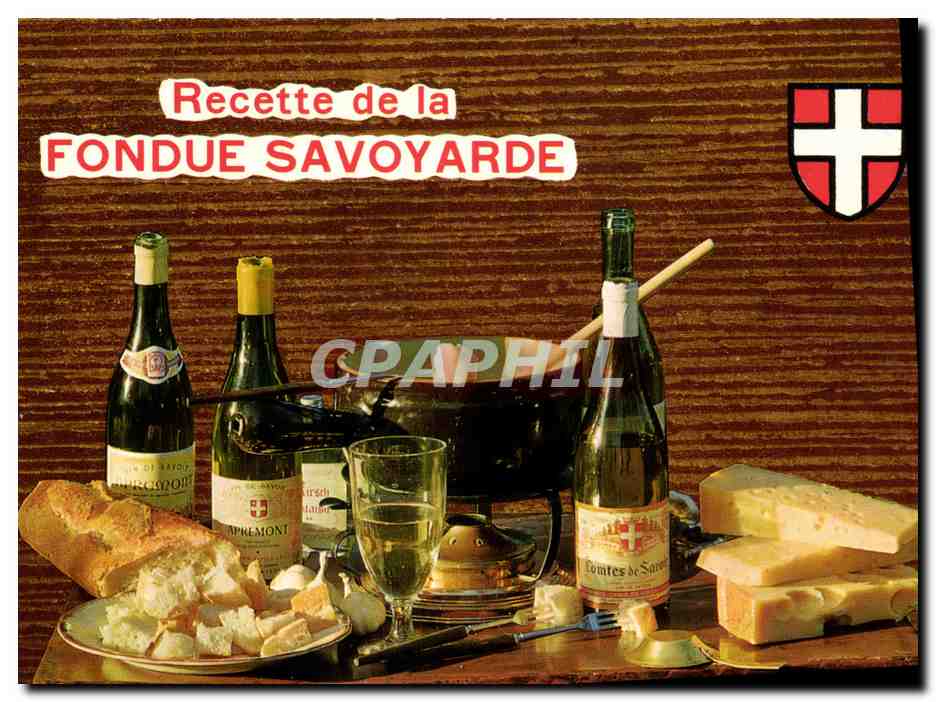 CPM Recette de la fondue savoyarde 
