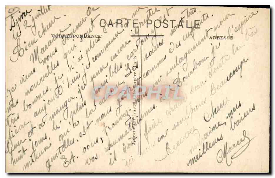 Infirmérie-Hôpital de Spire — La Cuisine — Éditeur non visible, n° de série 25 — Reverso