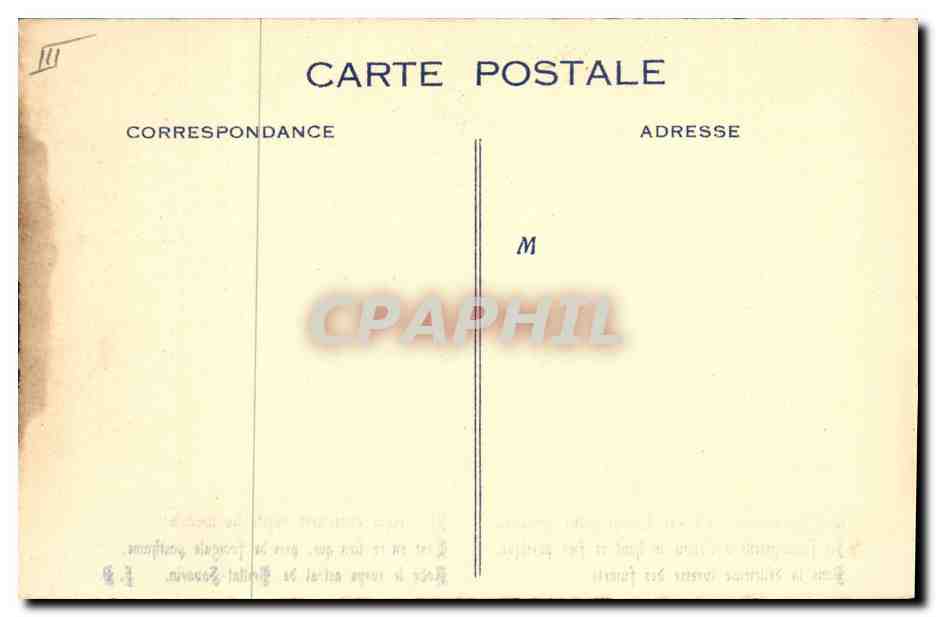 CPA Aux Trois faisans Racouchot Restaurant Place d'armes Dijon  — Rückseite