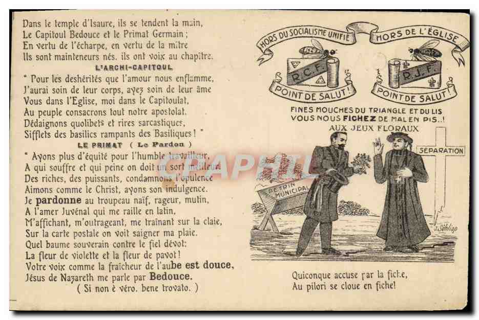 CPA Hors du socialisme Eglise 