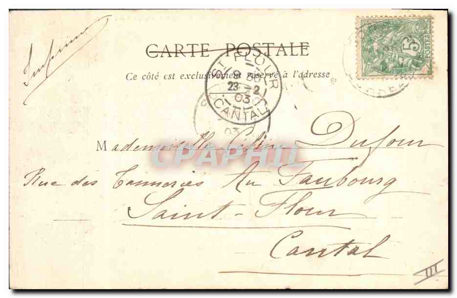 Soldat au repas — Grand Hôtel de la Patrie — Phototype A. Bergerat et Cie, Nancy — Verso